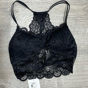 Lacy Black Bralette (new with tag)